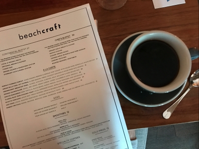 beachcraft miami coffee and menu